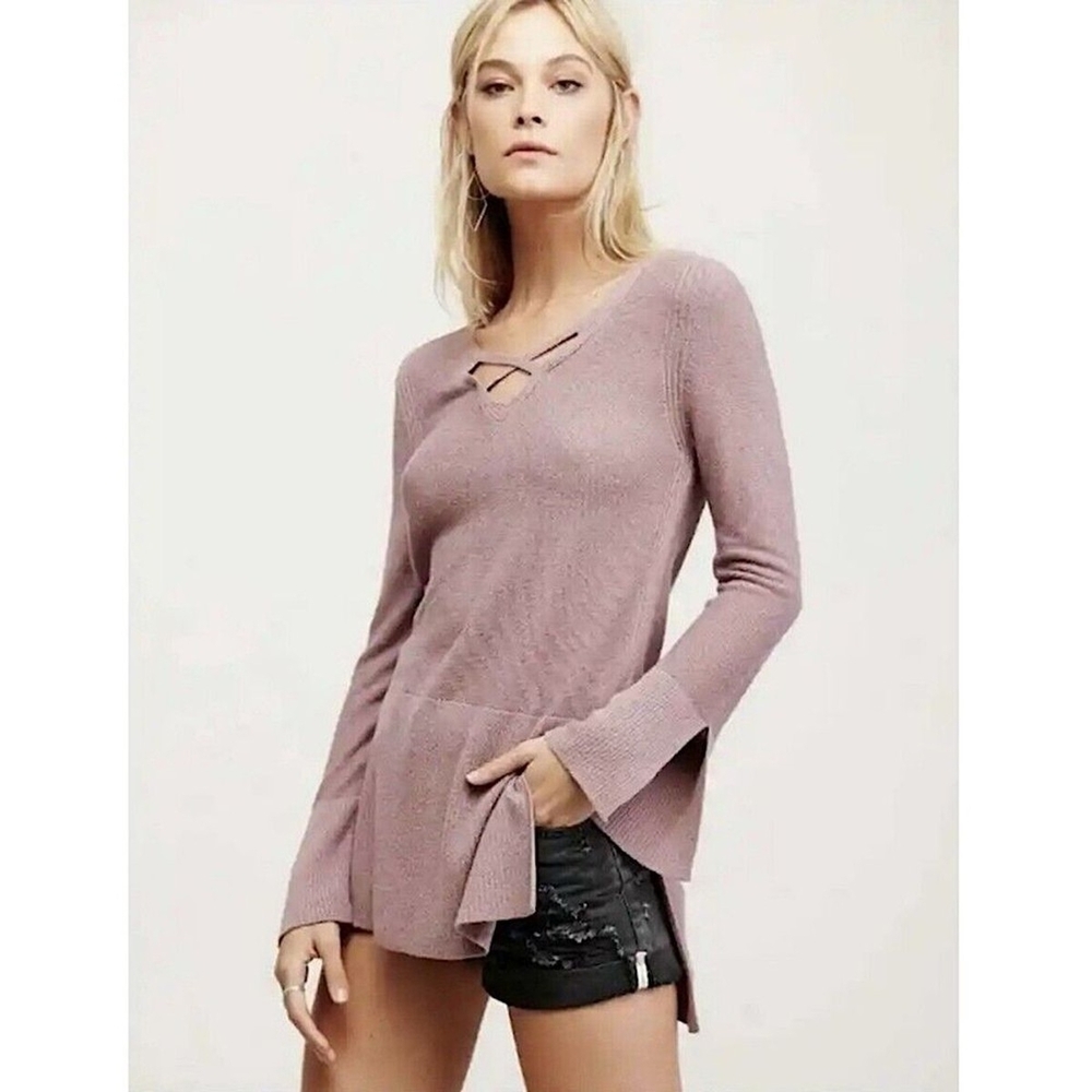 Free People Mauve Tunic Top